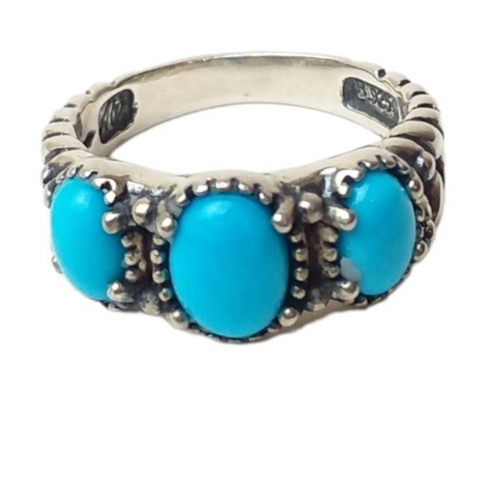 American West Turquoise Sterling Silver Ring